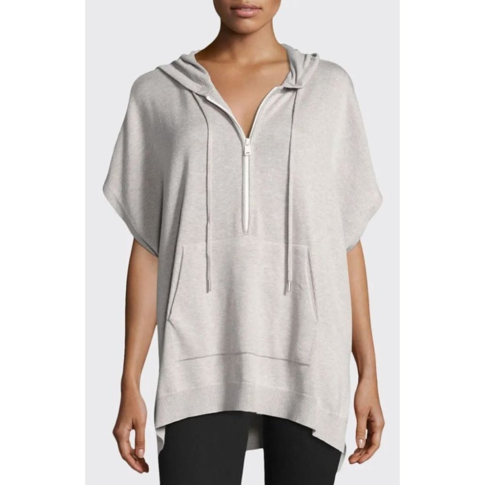 ATM Anthony Thomas Melillo‎ Poncho Hoodie Women XS/S Gray Cashmere Blend $975
